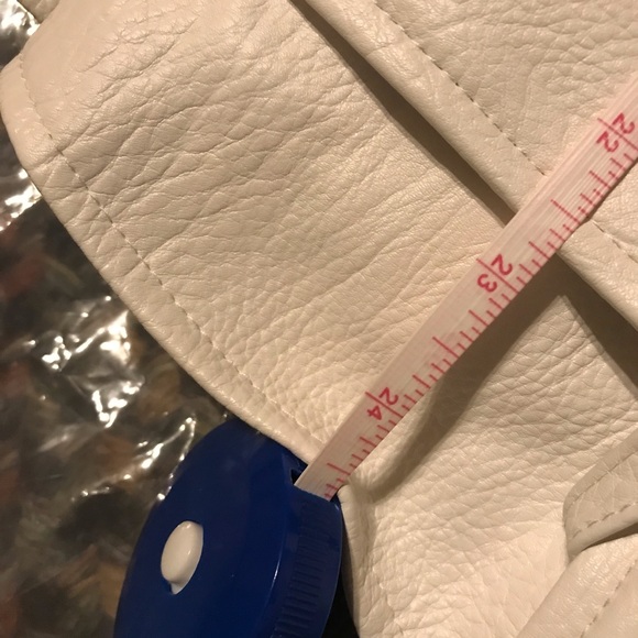 Christmas gift alert!! NWT white biker style faux leather jacket - Picture 14 of 15
